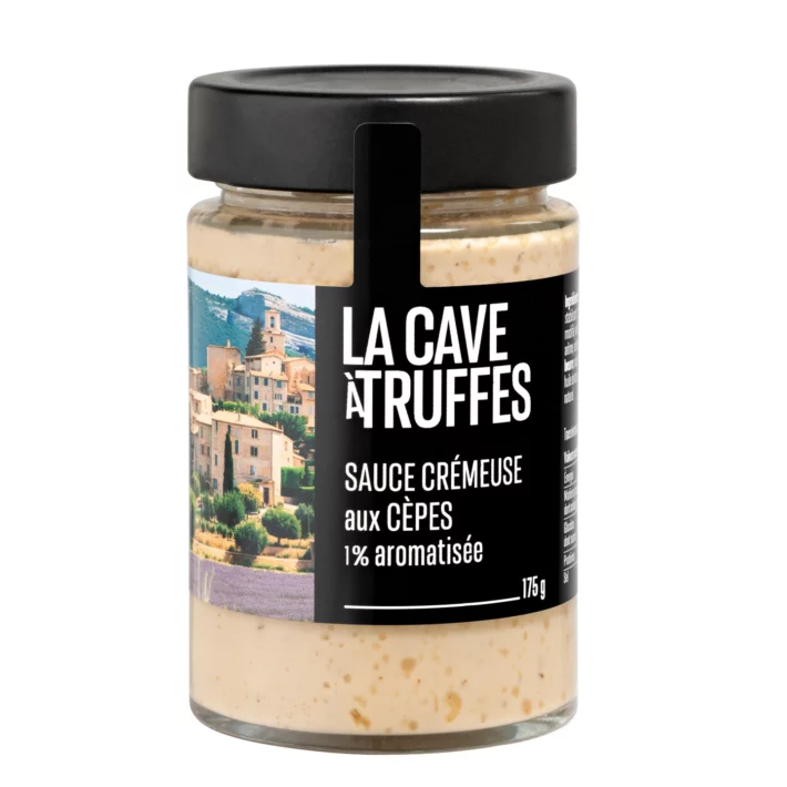 Sauce crémeuse aux cèpes, aromatisée – 175g