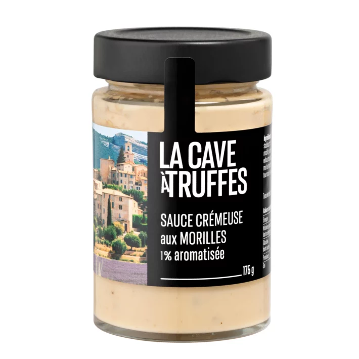 Sauce crémeuse aux morilles, aromatisée – 175g