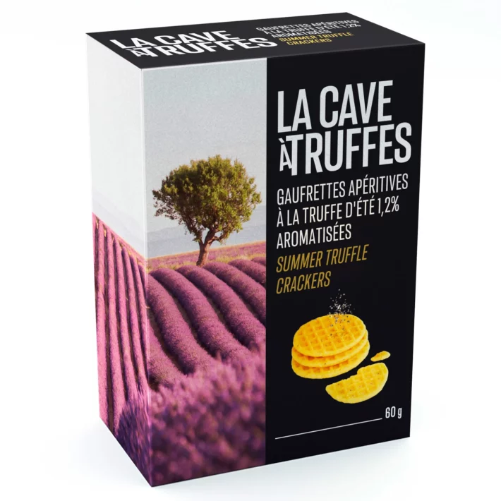 Gaufrettes apéritives à la truffe d'été 1,2%, aromatisées – 60g